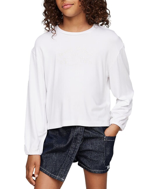 TOMMY HILFIGER TH KIDS Sleeve Long-sleeved T-shirt white - Child T-shirt