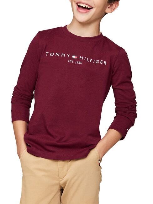 TOMMY HILFIGER TH KIDS Long-sleeved T-shirt deep red - Child T-shirt