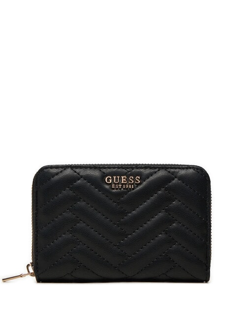 GUESS ANNING Zip-around wallet BLACK - Women’s Wallets