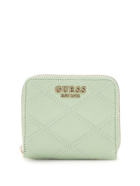 GUESS TAMSIN Small zip-around wallet celadon - Women’s Wallets
