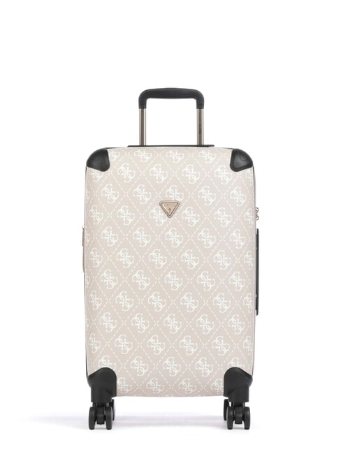 GUESS BERTA 22 Expandable carry-on luggage sand logo - Hand luggage