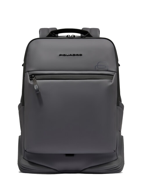 PIQUADRO CORNER SPECIALE GOMMATO 15.6" laptop backpack GREY - Laptop backpacks