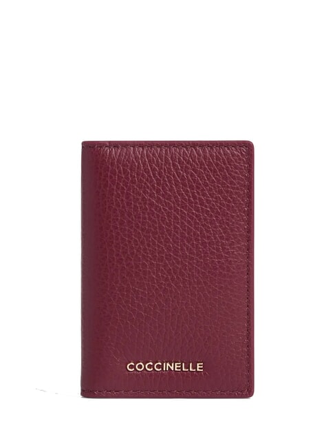 COCCINELLE METALLIC SOFT Leather wallet currant - Women’s Wallets