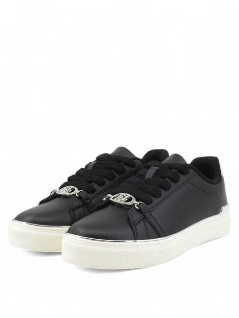 LIUJO KIKI 01 Leather sneakers suede / silver - Women’s shoes