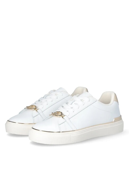 LIUJO KIKI 01 Leather sneakers white / light gold - Women’s shoes
