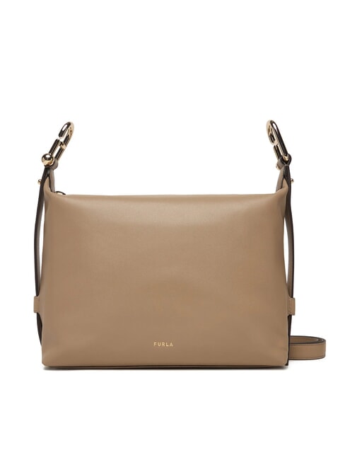 FURLA TONIE Shoulder bag, leather greige - Women’s Bags
