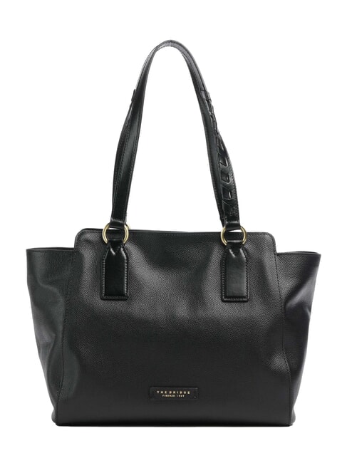 THE BRIDGE INES Leather shopper Black Gold - Women’s Bags