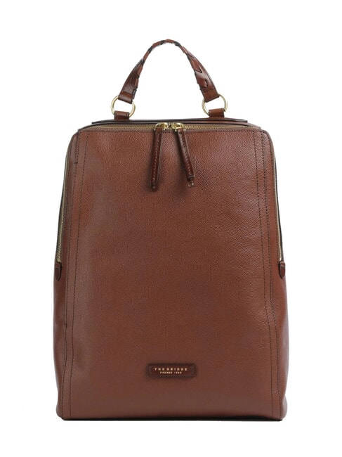 THE BRIDGE INES Leather backpack BROWN - Women’s Bags