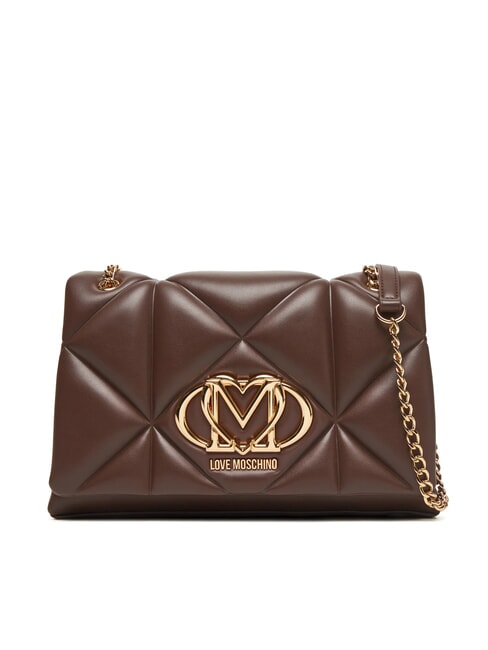 LOVE MOSCHINO EMBOSSED Shoulder bag / crossbody bag chocolate - Women’s Bags