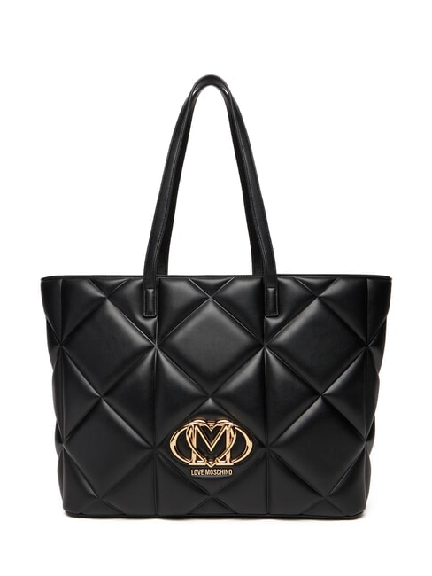 LOVE MOSCHINO EMBOSSED  Shopping bag Black - Women’s Bags