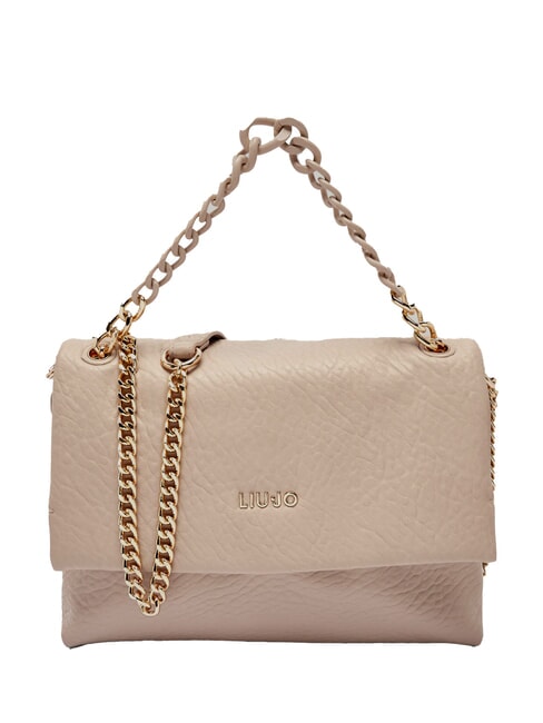 LIUJO MEHMET Two-tone chain shoulder bag NEUTRAL - Women’s Bags