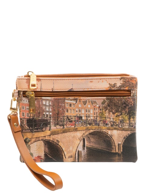 YNOT YESBAG  Clutch bag with wristband autumn river - Women’s Bags