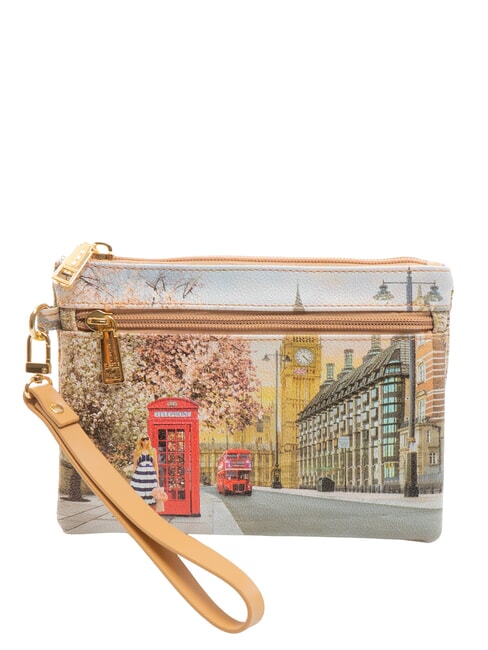 YNOT YESBAG SPECIAL  Flat clutch bag with cuff English rose - Women’s Bags