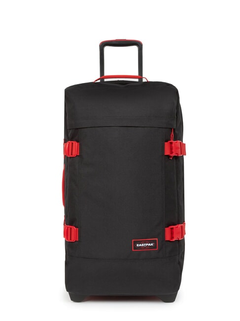EASTPAK TRANVERZ M Medium trolley contrast scarlet - Semi-rigid Trolley Cases