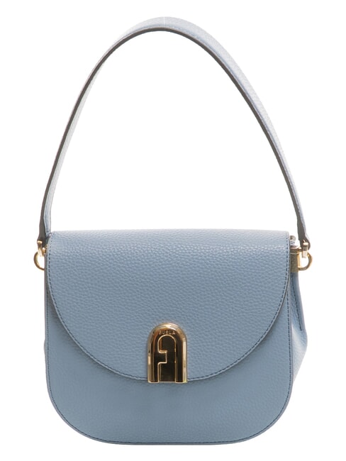 FURLA GARDENIA Mini shoulder bag, in leather celestial - Women’s Bags