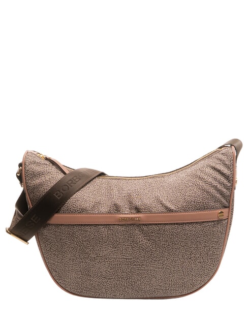 BORBONESE DOWNTOWN Large Shoulder bag natural op/powder - Women’s Bags
