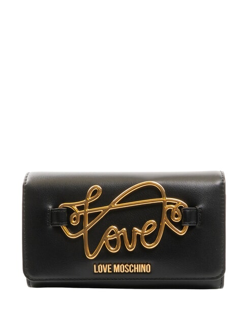 LOVE MOSCHINO SCRIPT Women's Wallet Black - Women’s Wallets