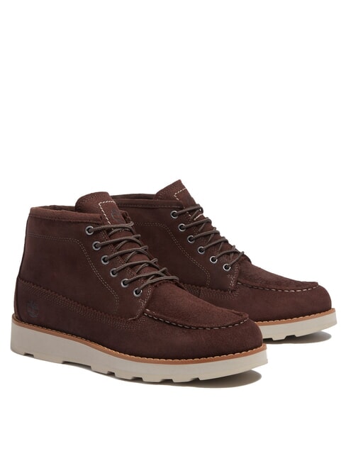 TIMBERLAND BRITTON MILLS Leather boots dark brown suede - Men’s shoes
