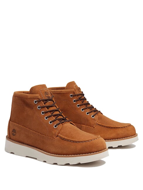 TIMBERLAND BRITTON MILLS Leather boots rust suede - Men’s shoes