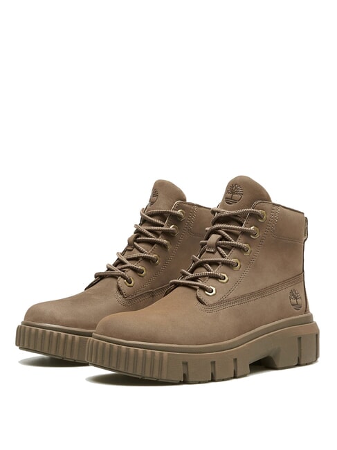 TIMBERLAND GREYFIELD Leather amphibians medium brown nubuck - Women’s shoes