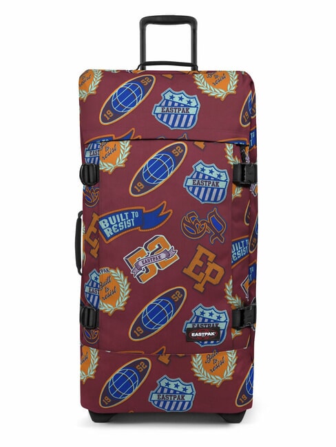 EASTPAK TRANVERZ L Large trolley clash burgundy - Semi-rigid Trolley Cases