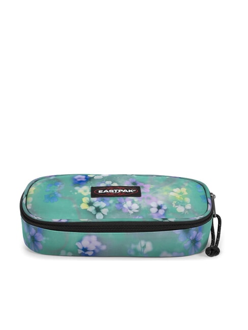 EASTPAK OVAL SINGLE Pencil case flora fade aqua - Cases and Accessories