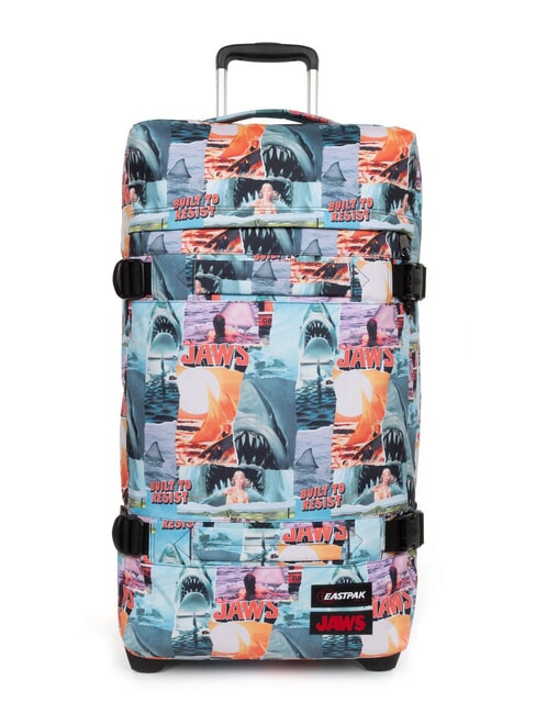 EASTPAK TRANSIT'R M x JAWS Medium size trolley jaws print - Semi-rigid Trolley Cases