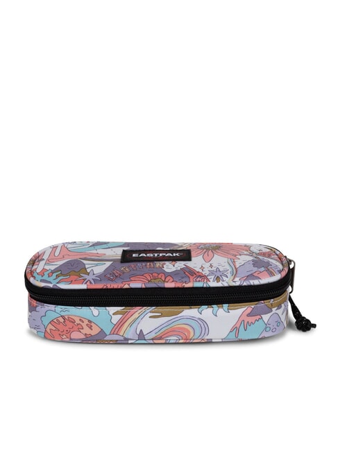 EASTPAK OVAL SINGLE Pencil case doodle fest light - Cases and Accessories