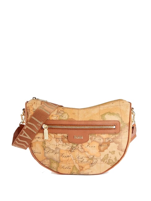 ALVIERO MARTINI PRIMA CLASSE GEO CLASSIC Half-moon shoulder bag NATURAL - Women’s Bags