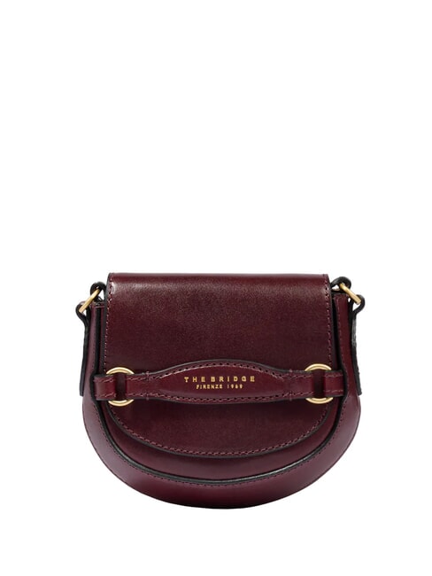 THE BRIDGE BETTINA Mini leather shoulder bag must abb. gold - Women’s Bags