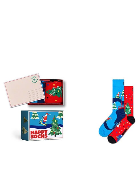 HAPPY SOCKS HAPPY HOLIDAYS Gift set of 2 pairs of socks 6000 - Women's Socks
