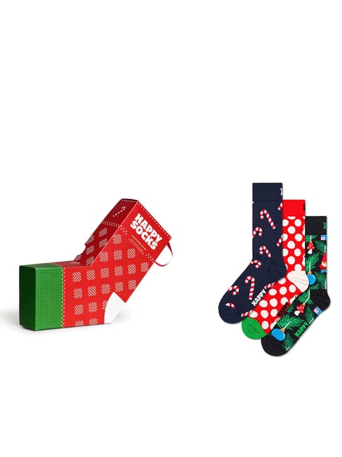 HAPPY SOCKS X-MAS Gift set of 3 pairs of socks multicolor - Men's Socks