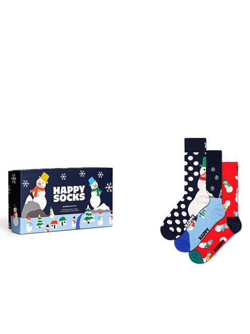 HAPPY SOCKS SNOWM Gift set of 3 pairs of socks multicolor - Men's Socks