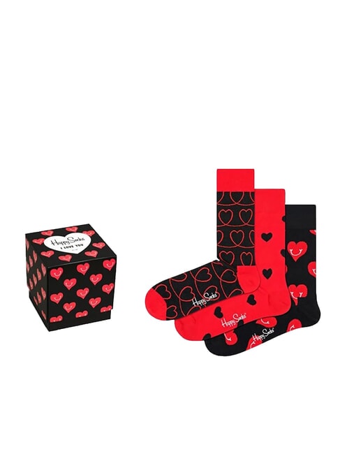 HAPPY SOCKS I LOVE YOU Gift set of 3 pairs of socks 4300 - Women's Socks
