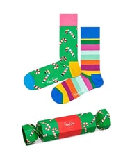 HAPPY SOCKS CHRISTMAS CRACKER Gift set of 2 pairs of socks - Men's Socks