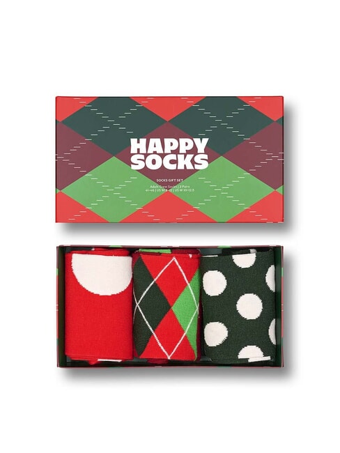HAPPY SOCKS HOLIDAY CLASSICS Gift set of 3 pairs of socks 4300 - Men's Socks
