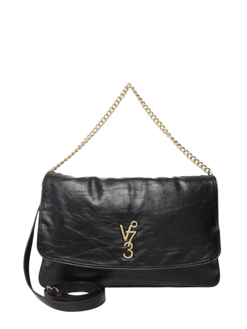 V73 LOUISE Large shoulder bag with chain handle black - Women’s Bags