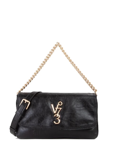 V73 LOUISE Medium shoulder bag with chain handle black - Women’s Bags