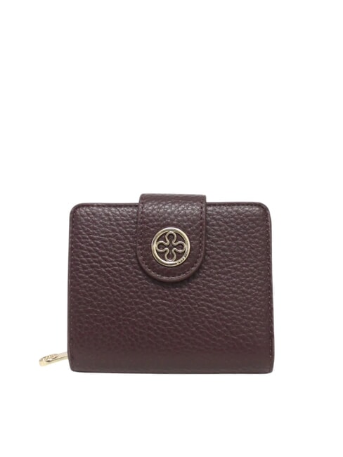 V73 FEDERICA Small bifold wallet Bordeaux - Women’s Wallets