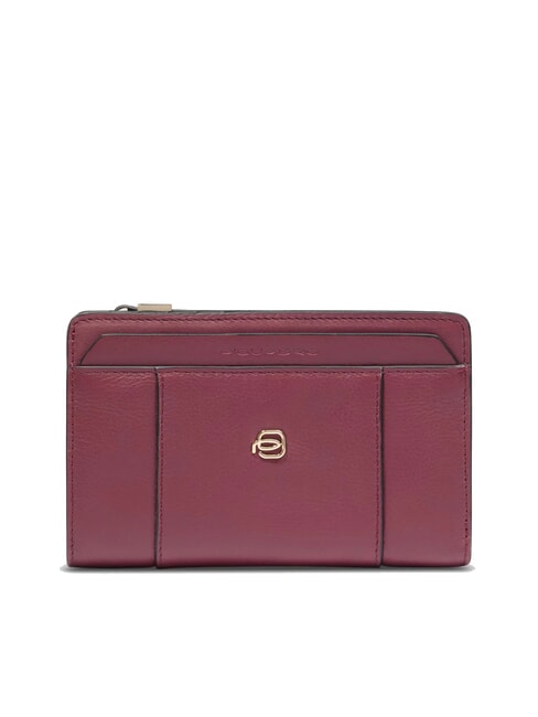 PIQUADRO CIRCLE Medium Leather Wallet bordeaux - Women’s Wallets