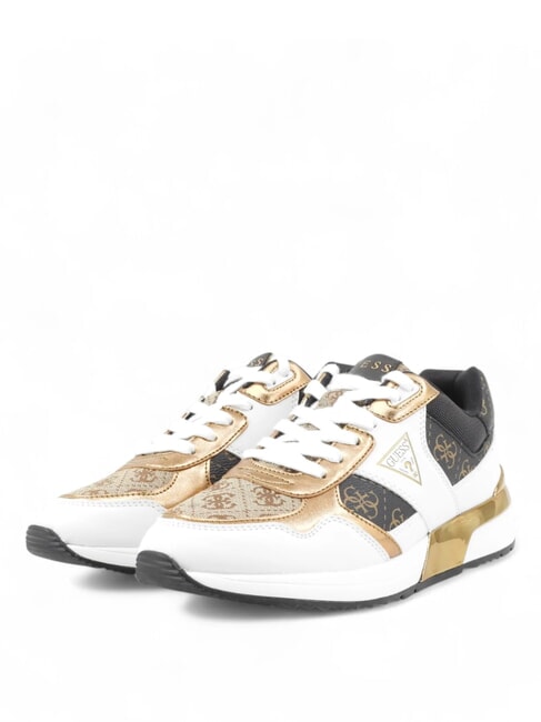 GUESS MICKAY Sneakers Beige / Brown - Women’s shoes