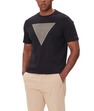 GUESS TRIANGLE LOGO Regular fit short sleeve t-shirt - T-shirt