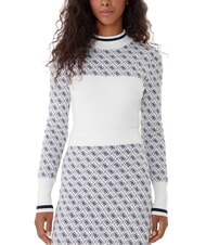 GUESS MOCK NECK AUBREY 4G Slim fit sweater - Women's Sweaters