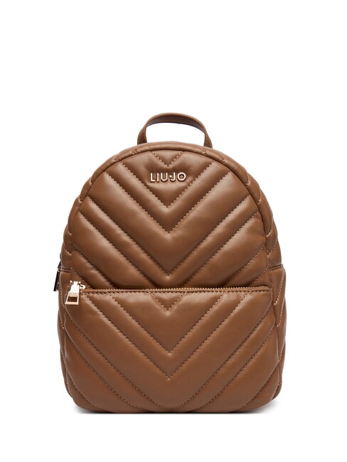 LIUJO CIRRY Quilted backpack with pocket suede - Women’s Bags