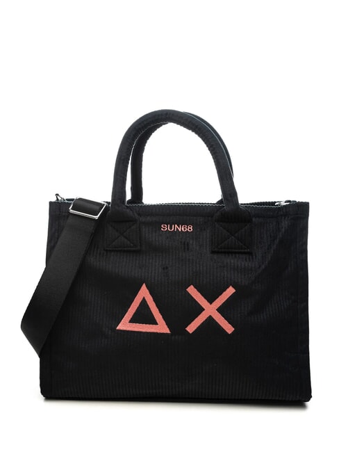 SUN68 CALI CORDUROY Handbag, with shoulder strap black - Women’s Bags