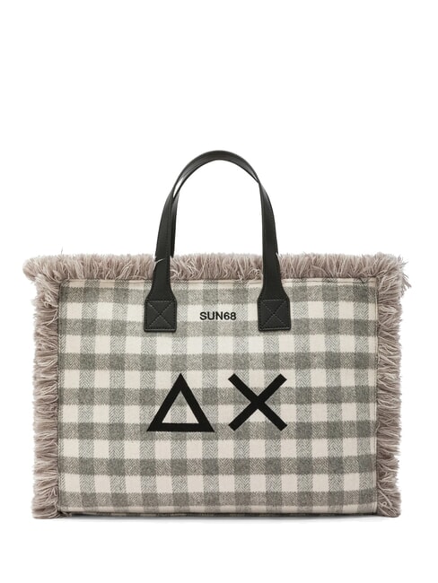 SUN68 CALI TARTAN Handbag, with shoulder strap grigmed - Women’s Bags