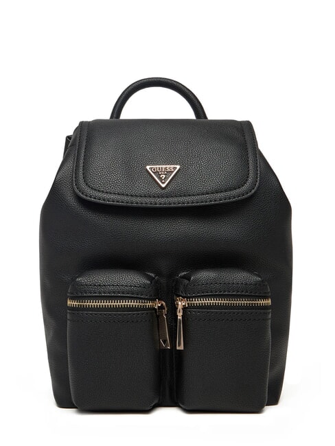 GUESS MANHATTAN 2 Backpack with pockets BLACK - Women’s Bags