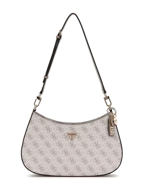 GUESS NOELLE 2  Shoulder bag dark taupe logo - Women’s Bags