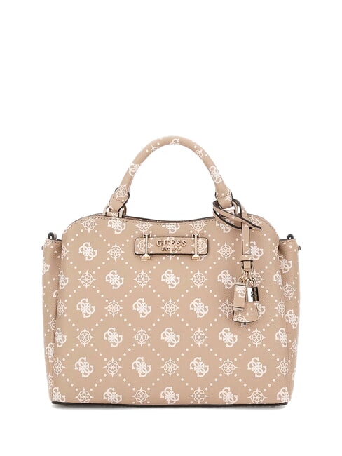 GUESS SILIA Handbag with shoulder strap biscuits logo - Women’s Bags