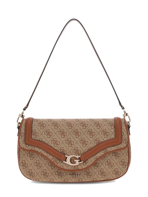 GUESS DEA Shoulder bag with flap MILK LOGO - Women’s Bags